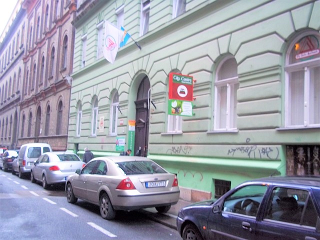 Appartamento, alloggio a Budapest, Szkfront with flag